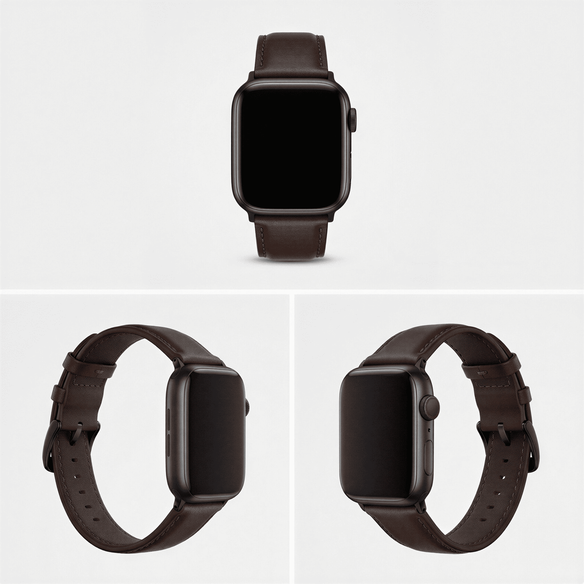 Parlent Strap Apple Watch - Full Grain Leather Patina – Magnetic Buckle, 42/44/45/49mm