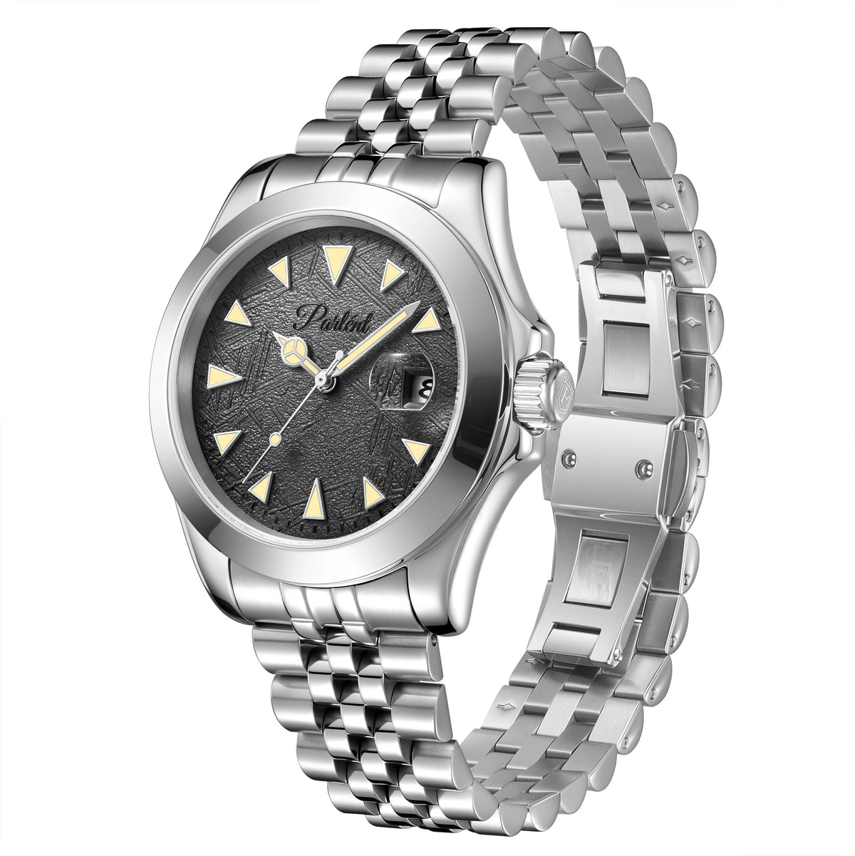 Parlent Crown Ivy - Men's Watches 40mm, Miyota Japan Quartz Movement, Waterproof 5ATM (50M), Stainless Steel