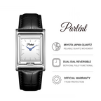 Parlent Inverso - Men's Watches 27mm x 39mm, Miyota Japan Quartz Movement, Waterproof 5ATM (50M), Stainless Steel