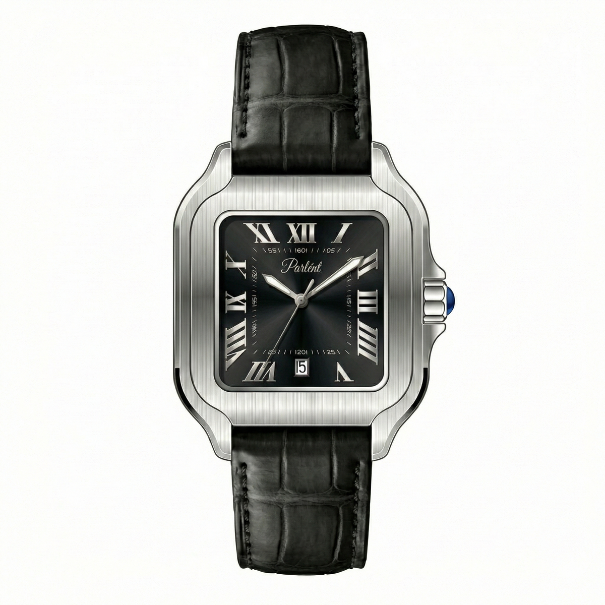 Parlent Portico - Men's Watches 36.50mm, Japan Quartz Movement, Waterproof 3ATM (30M), Stainless Steel