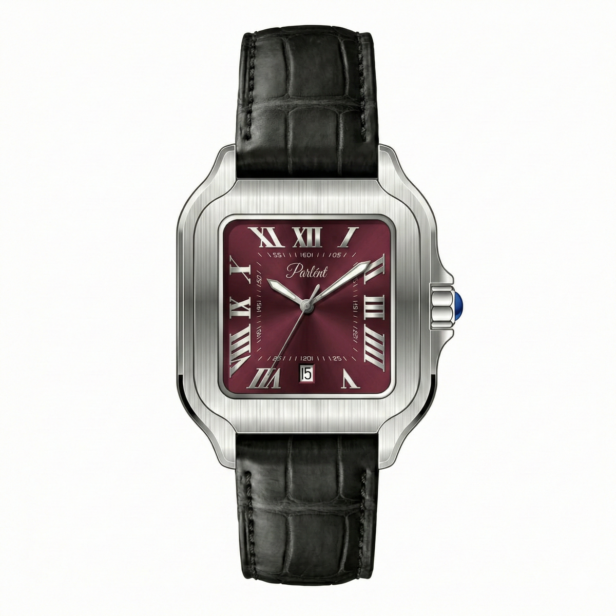 Parlent Portico - Men's Watches 36.50mm, Japan Quartz Movement, Waterproof 3ATM (30M), Stainless Steel