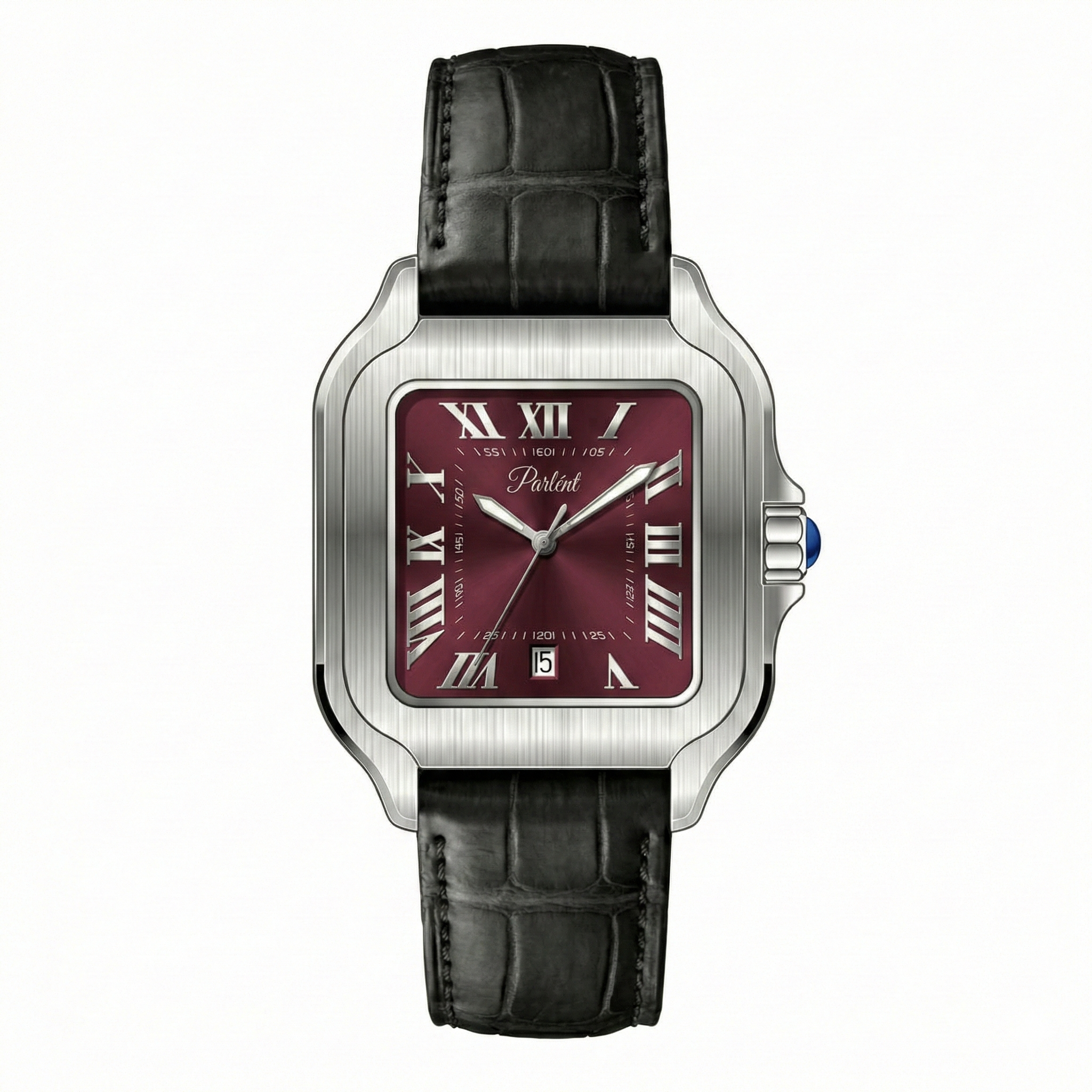 Parlent Portico - Men's Watches 36.50mm, Japan Quartz Movement, Waterproof 3ATM (30M), Stainless Steel