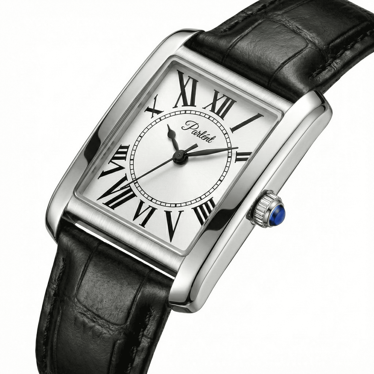 Parlent Recta - Men's Watch 30 x 41mm, Japan Seiko Quartz Movement, Waterproof 3ATM (30M), Stainless Steel