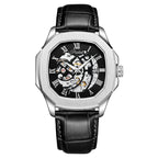 Parlent Gallant Vortex - Men's Watch 42mm, Automatic Movement, Waterproof 5ATM (50M), Stainless Steel