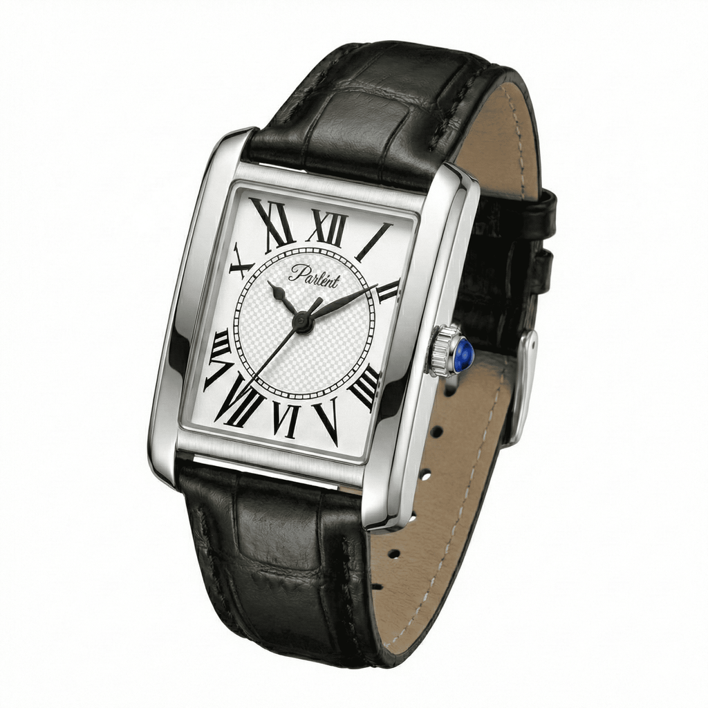 Parlent Recta - Men's Watch 30 x 41mm, Japan Seiko Quartz Movement, Waterproof 3ATM (30M), Stainless Steel