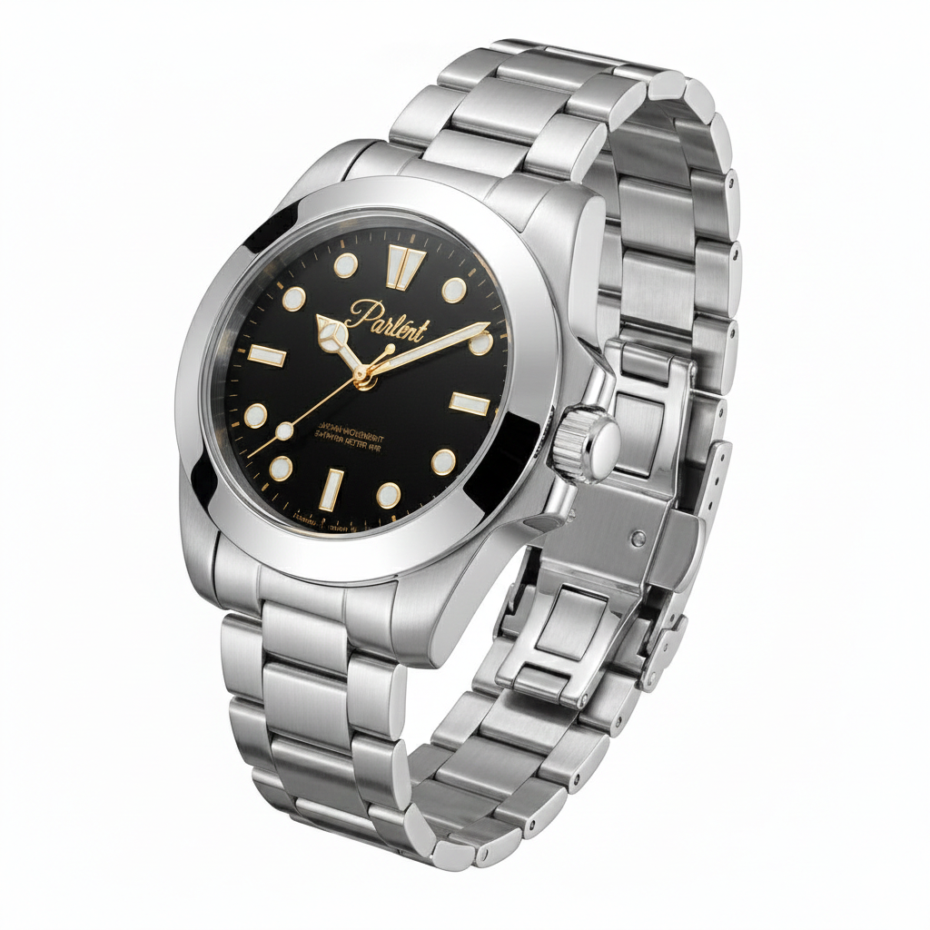 Parlent Averon - Men's Watch 38mm, Miyota Japan Quartz Movement, Waterproof 5ATM (50M), Stainless Steel