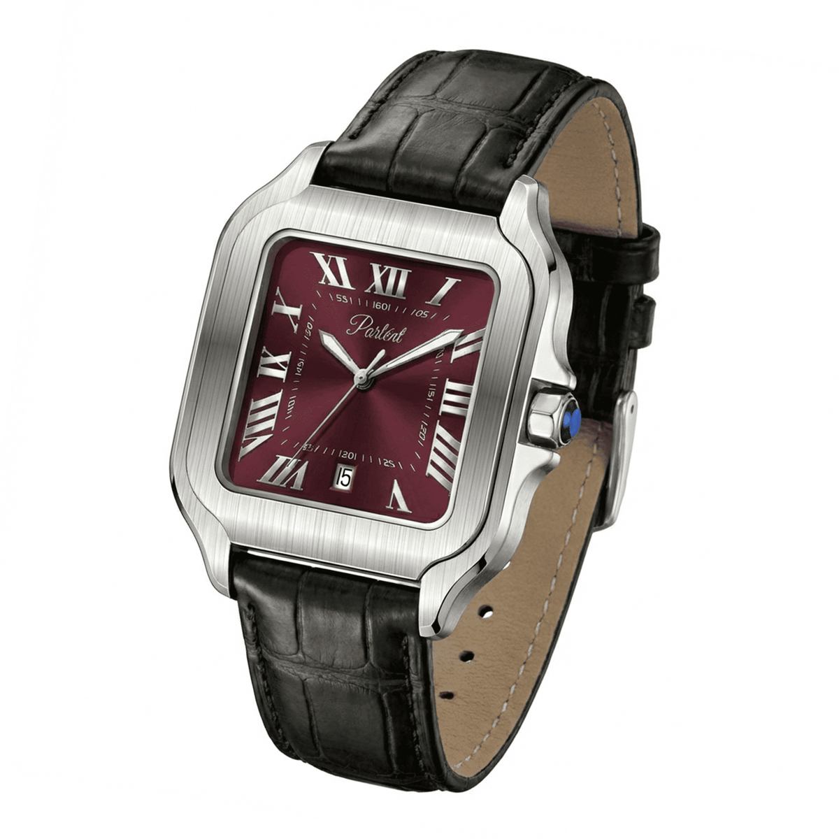 Parlent Portico - Men's Watches 36.50mm, Japan Quartz Movement, Waterproof 3ATM (30M), Stainless Steel