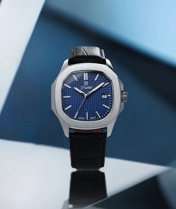 Parlent Phoenix - Men's Watch 42mm, Miyota Japan Quartz Movement, Waterproof 5ATM (50M), Stainless Steel