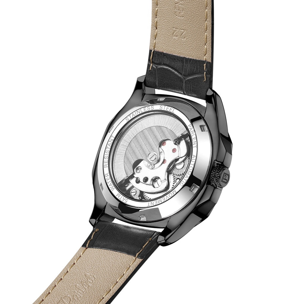 Parlent Gallant Vortex - Men's Watch 42mm, Automatic Movement, Waterproof 5ATM (50M), Stainless Steel