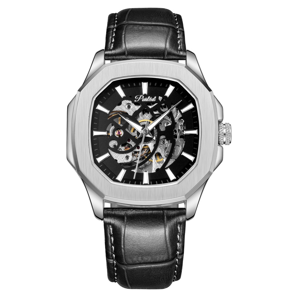 Parlent Gallant Vortex Edge - Men's Watch 42mm, Automatic Movement, Waterproof 5ATM (50M), Stainless Steel