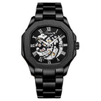 Parlent Gallant Vortex Steel - Men's Watch 42mm, Automatic Movement, Waterproof 5ATM (50M), Stainless Steel