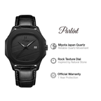 Parlent Gallant Graphite - Men's Watch 42mm, Miyota Japan Quartz Movement, Waterproof 5ATM (50M), Stainless Steel