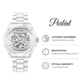 Parlent Gallant Lite Glacier - Men's Watch 42mm, Automatic Movement, Waterproof 5ATM (50M), Polycarbonate