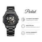 Parlent Gallant Phantom Steel Femme - Woman's Watch 36mm, Automatic Movement, Waterproof 5ATM (50M), Stainless Steel