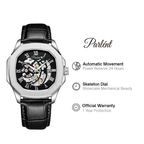 Parlent Gallant Vortex - Men's Watch 42mm, Automatic Movement, Waterproof 5ATM (50M), Stainless Steel