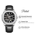 Parlent Gallant Vortex Edge - Men's Watch 42mm, Automatic Movement, Waterproof 5ATM (50M), Stainless Steel