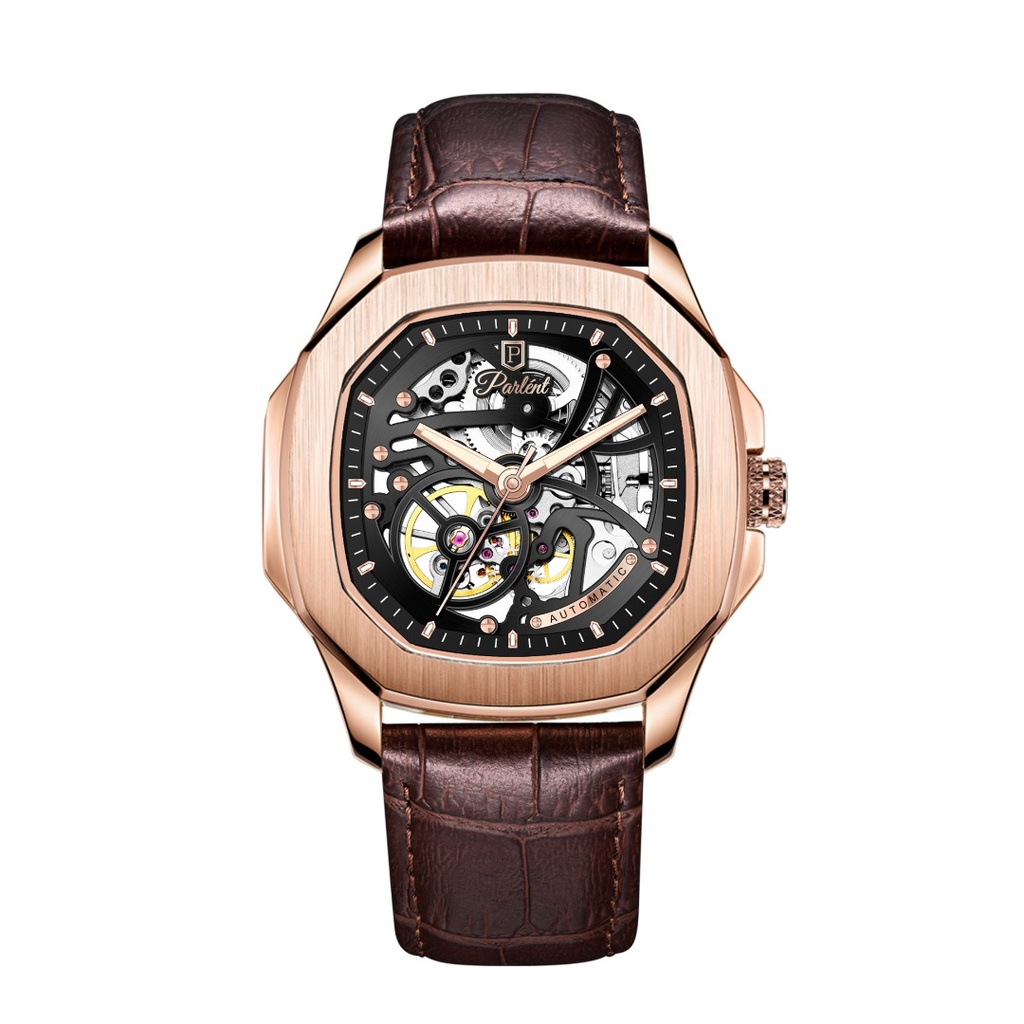 Parlent Gallant Prime - Men's Watches 42mm, Seagull ST1646 Automatic Movement, Waterproof 5ATM (50M), Stainless Steel