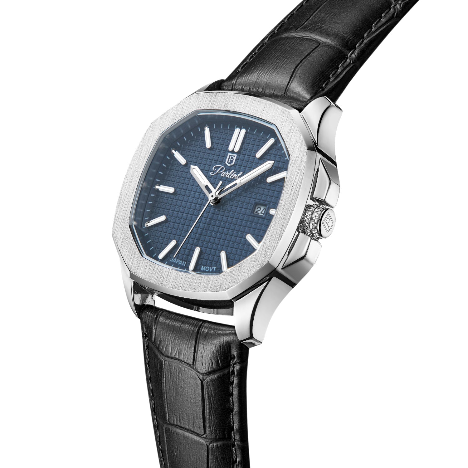 Parlent Phoenix - Men's Watch 42mm, Miyota Japan Quartz Movement, Waterproof 5ATM (50M), Stainless Steel