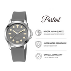 Parlent Neo - Men's Watch 40mm, Japan Quartz Movement, Waterproof 3ATM (30M), Stainless Steel