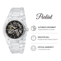 Parlent Palladium Lite Glacier - Men's Watch 40mm, Automatic Movement, Waterproof 3ATM (30M), Polycarbonate