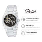 Parlent Palladium Lite Glacier - Men's Watch 40mm, Automatic Movement, Waterproof 3ATM (30M), Polycarbonate
