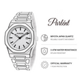 Parlent Palladium Sketch - Men's Watch 40mm, Miyota Japan Quartz Movement, Waterproof 3ATM (30M), Polycarbonate