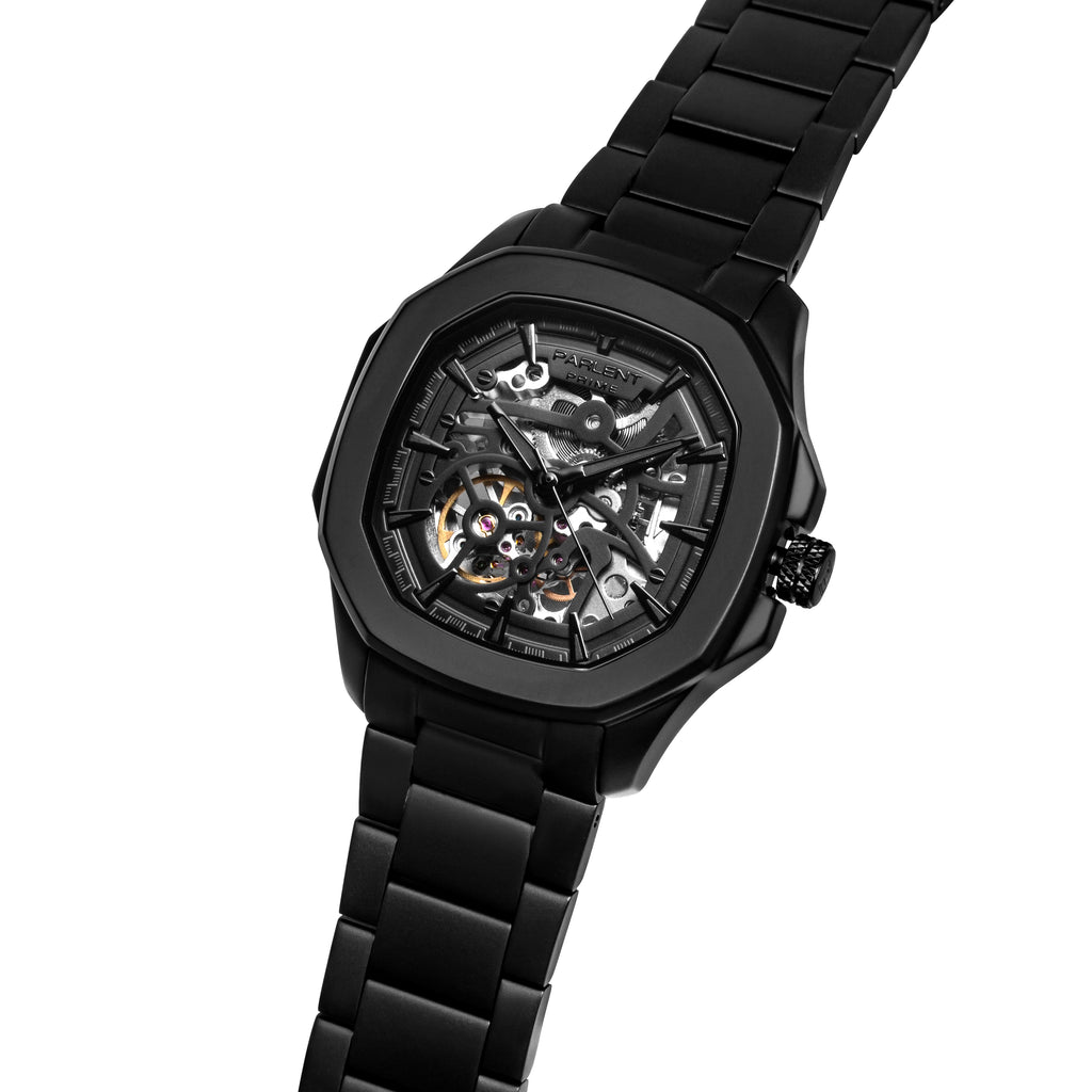 Parlent Gallant Phantom Steel - Men's Watch 42mm, Automatic Movement, Waterproof 5ATM (50M), Stainless Steel
