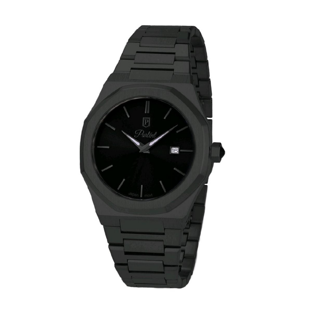 Parlent Palladium Femme Steel - Woman's Watches 34mm, Miyota Japan Quartz Movement, Waterproof 10ATM (100M), Stainless Steel