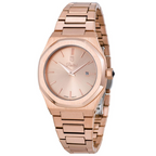 Parlent Palladium Femme Steel - Woman's Watches 34mm, Miyota Japan Quartz Movement, Waterproof 10ATM (100M), Stainless Steel