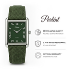 Parlent Regent - Men's Watch 29 x 36mm, Japan Quartz Movement, Waterproof 3ATM (30M), Stainless Steel