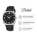Parlent Rex - Men's Watch 40mm, Japan Quartz Movement, Waterproof 3ATM (30M), Stainless Steel