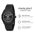Parlent Prestige Stratos - Men's Watches 39mm, Seiko Japan VK63 Mecha-Quartz Movement, Waterproof 10ATM (100M), Stainless Steel