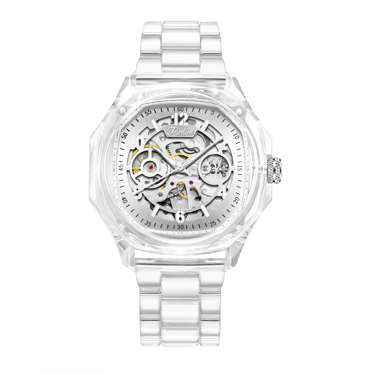 Parlent Gallant Lite Glacier - Men's Watch 42mm, Automatic Movement, Waterproof 5ATM (50M), Polycarbonate