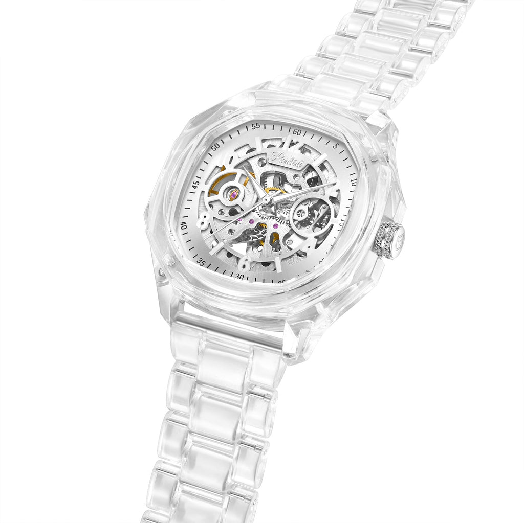 Parlent Gallant Lite Glacier - Men's Watch 42mm, Automatic Movement, Waterproof 5ATM (50M), Polycarbonate