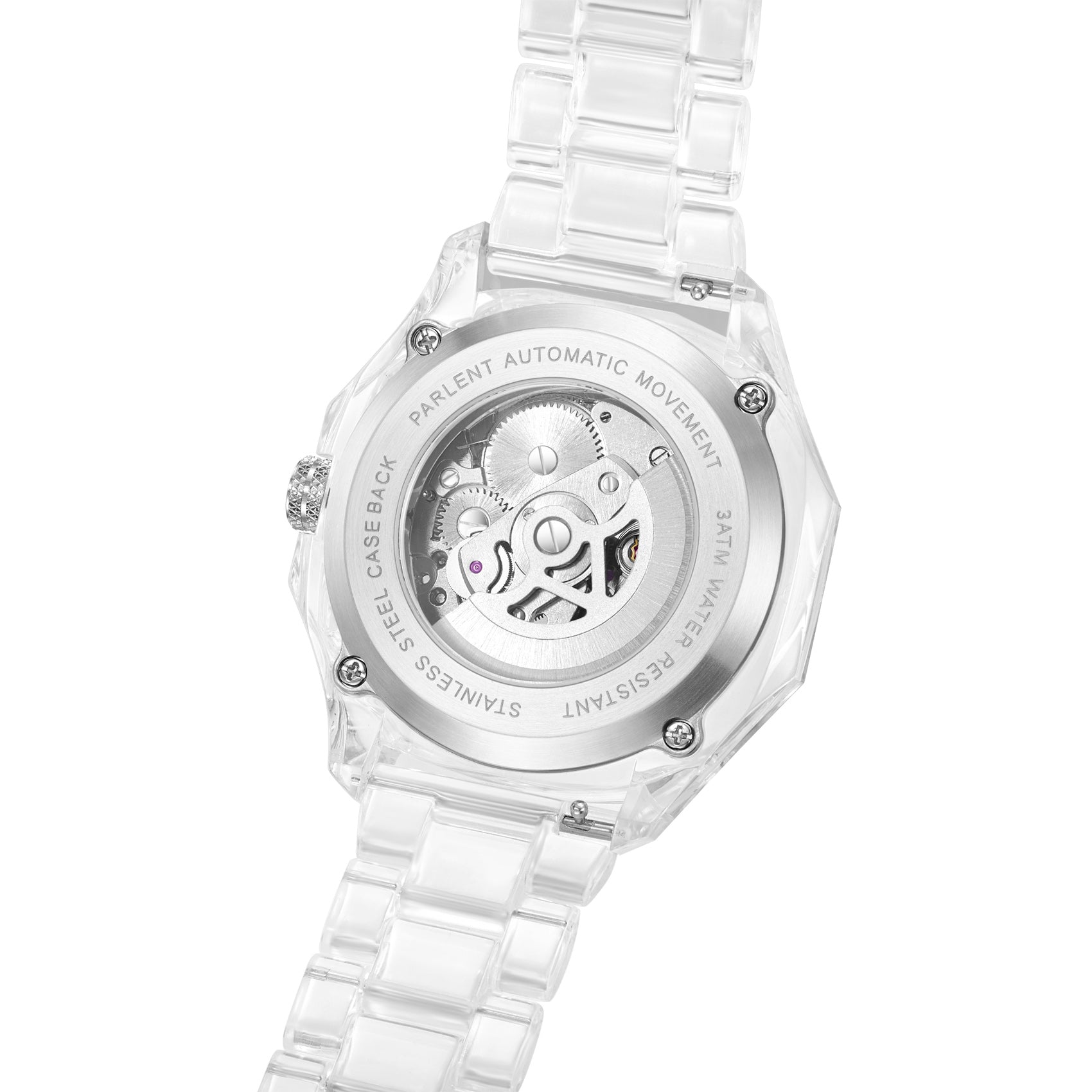 Parlent Gallant Lite Glacier - Men's Watch 42mm, Automatic Movement, Waterproof 5ATM (50M), Polycarbonate