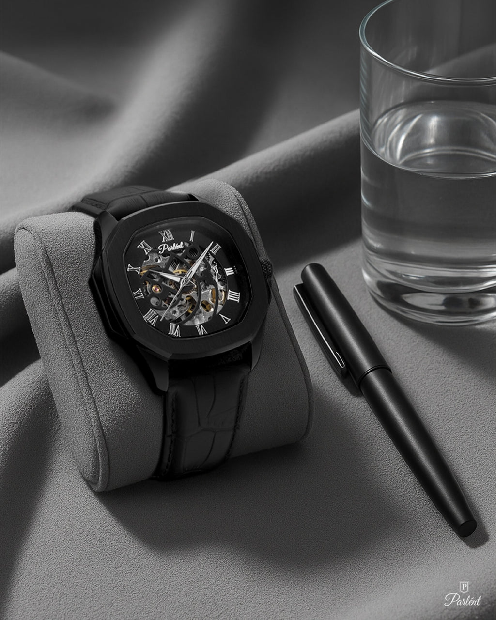 Parlent Gallant Vortex - Men's Watch 42mm, Automatic Movement, Waterproof 5ATM (50M), Stainless Steel