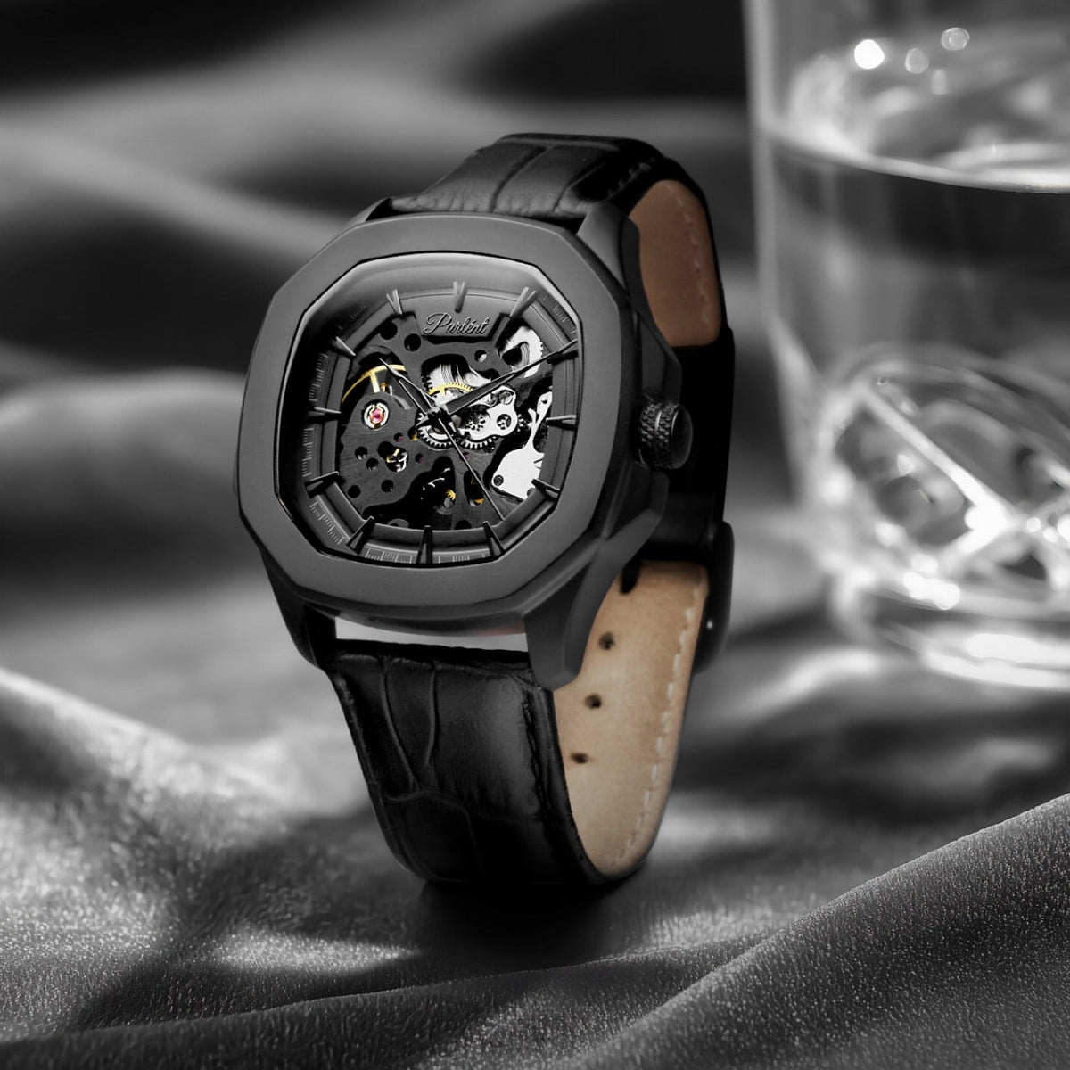 Parlent Gallant Phantom - Men's watch 42mm, Automatic Movement, Waterproof 5ATM (50M), Stainless Steel