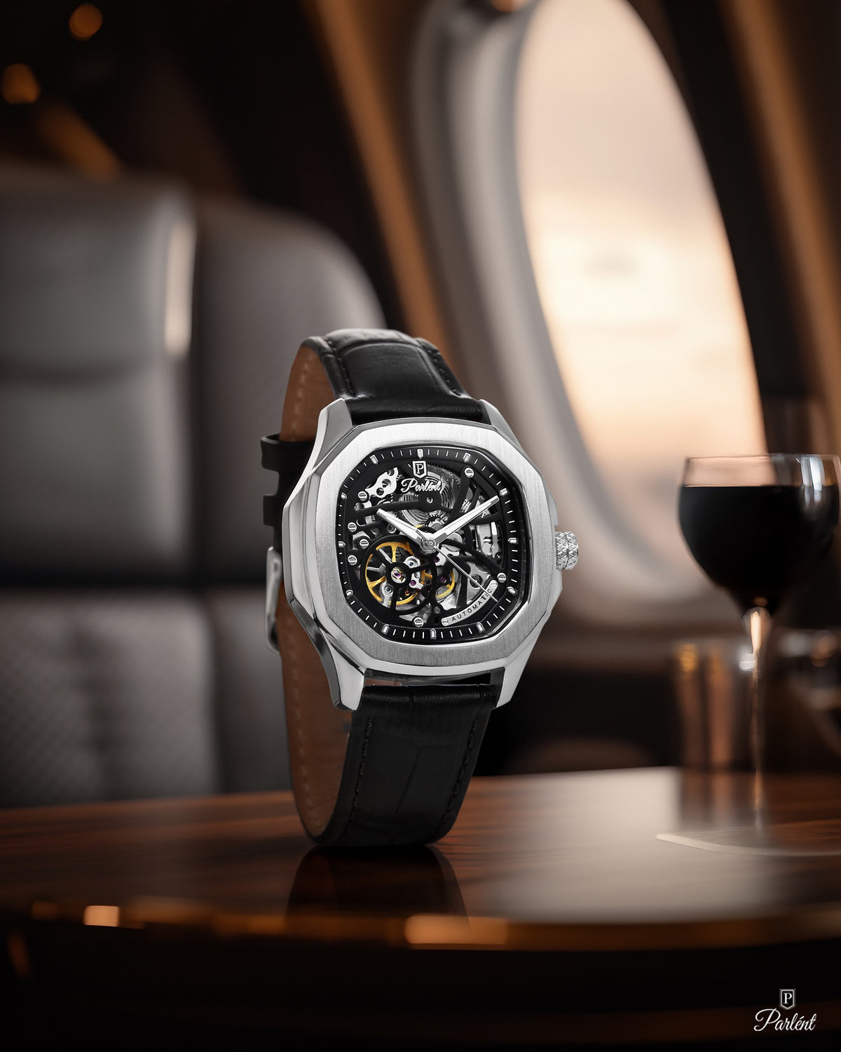 Parlent Gallant Prime - Men's Watches 42mm, Seagull ST1646 Automatic Movement, Waterproof 5ATM (50M), Stainless Steel