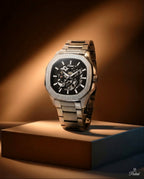 Parlent Gallant Vortex Edge Steel - Men's Watch 42mm, Automatic Movement, Waterproof 5ATM (50M), Stainless Steel