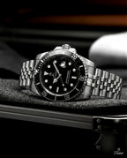 Parlent Crown Basic - Men's Watch 42mm, Miyota Japan Quartz Movement, Waterproof 5ATM (50M), Stainless Steel