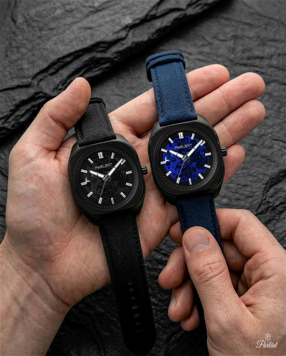 Parlent Auron - Men's Watches 39mm, Automatic Movement, Waterproof 5ATM (50M), Stainless Steel