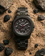 Parlent Prestige Asphalt - Men's Watches 42mm, Seiko Japan NH70 Automatic Movement, Waterproof 10ATM (100M), Stainless Steel