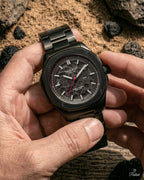 Parlent Prestige Asphalt - Men's Watches 42mm, Seiko Japan NH70 Automatic Movement, Waterproof 10ATM (100M), Stainless Steel