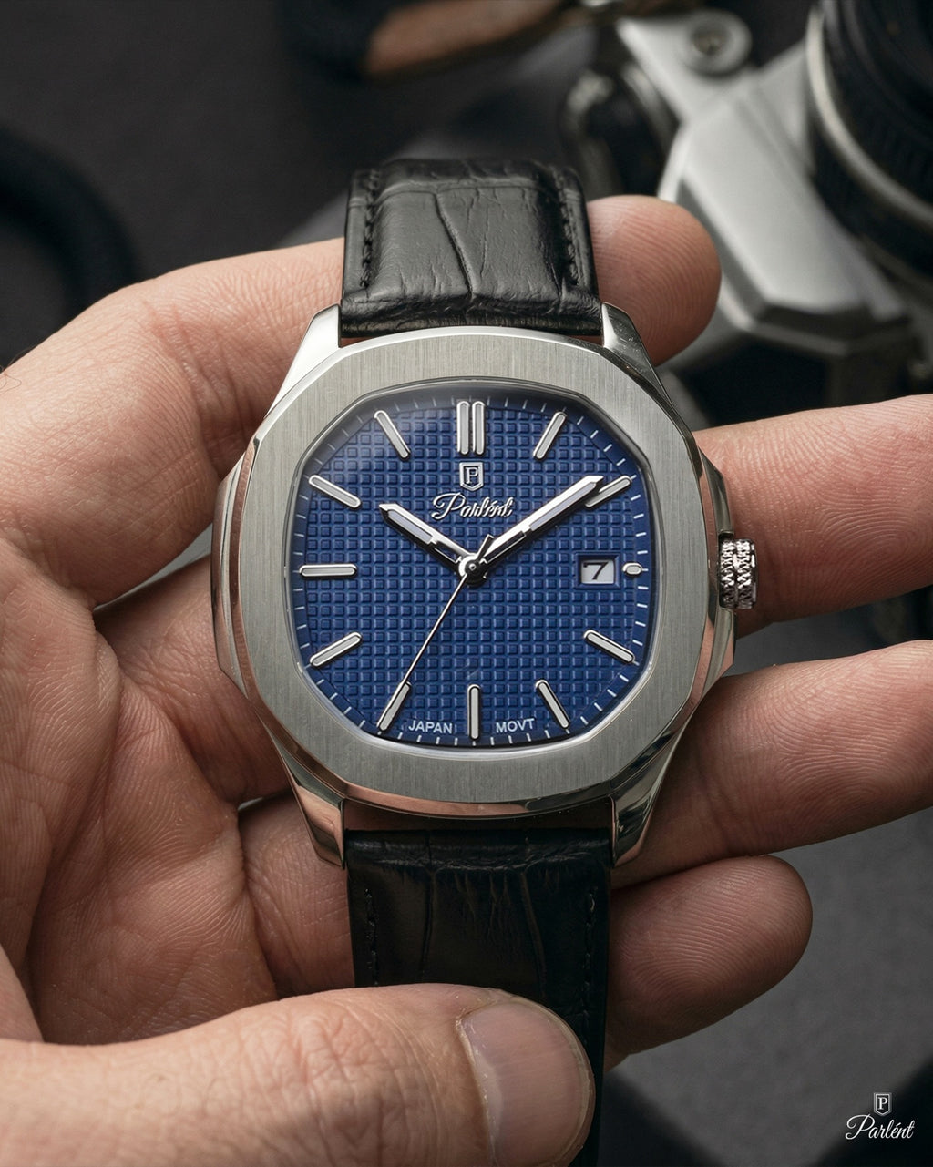 Parlent Phoenix - Men's Watch 42mm, Miyota Japan Quartz Movement, Waterproof 5ATM (50M), Stainless Steel