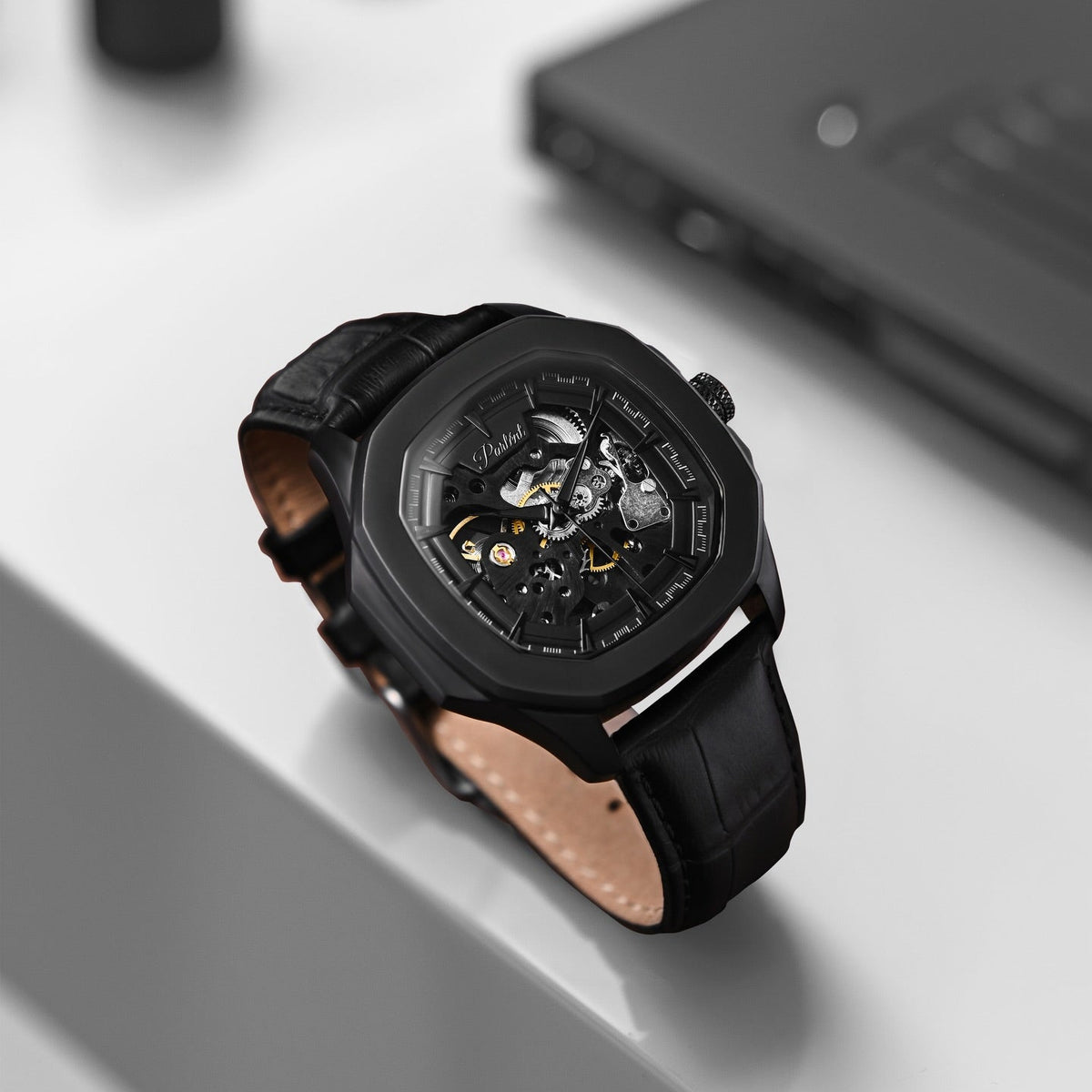 Parlent Gallant Phantom - Men's watch 42mm, Automatic Movement, Waterproof 5ATM (50M), Stainless Steel