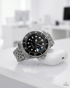 Parlent Crown Basic - Men's Watch 42mm, Miyota Japan Quartz Movement, Waterproof 5ATM (50M), Stainless Steel