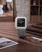 Parlent Cortez Prime - Men's Watch 40mm, Swiss Ronda 762 Quartz Movement, Waterproof 5ATM (50M), Stainless Steel