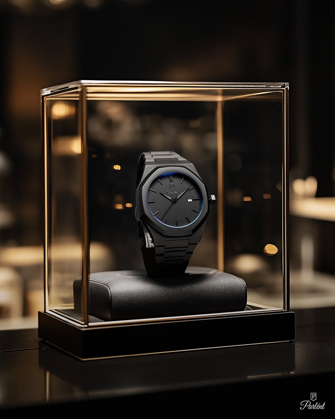 Parlent Palladium Arctic - Men's Watch 40mm, Miyota Japan Quartz Movement, Waterproof 10ATM (100M), Stainless Steel