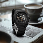 Parlent Gallant Phantom Steel - Men's Watch 42mm, Automatic Movement, Waterproof 5ATM (50M), Stainless Steel