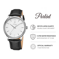 Parlent Theo - Men's Watches 42mm, Miyota Japan Quartz Movement, Waterproof 5ATM (50M), Stainless Steel